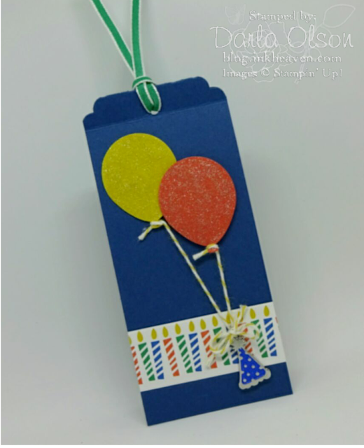 Gift Tag shared by Darla Olson at inkheaven to celebrate 1000 blog posts