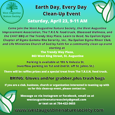 Earth Day clean up St. Augustine Florida
