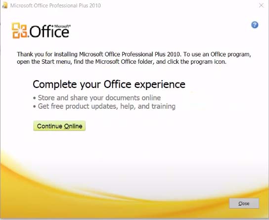 Hướng dẫn cài đặt Office 2010 Professional Plus e