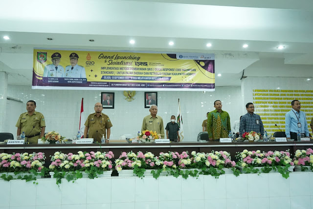 Pemkab Asahan Melaunching dan Mensosialisasikan Implementasi Metode Pembayaran QRIS untuk Pajak Daerah dan Retribusi Daerah Pemkab Asahan Melaunching dan Mensosialisasikan Implementasi Metode Pembayaran QRIS untuk Pajak Daerah dan Retribusi Daerah