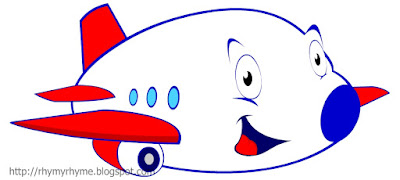 cartoon airplane, cute plane