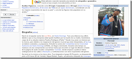 Biografia del Lapiz Conciente