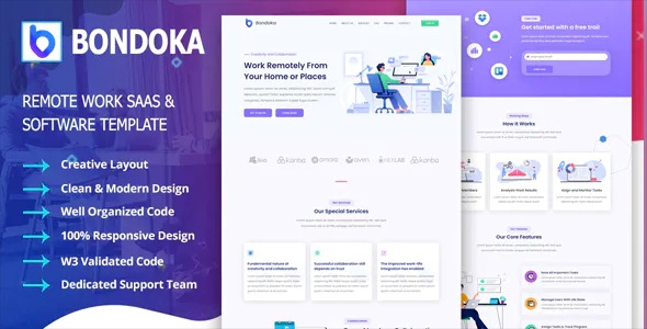 Best Remote Work Software Agency Template