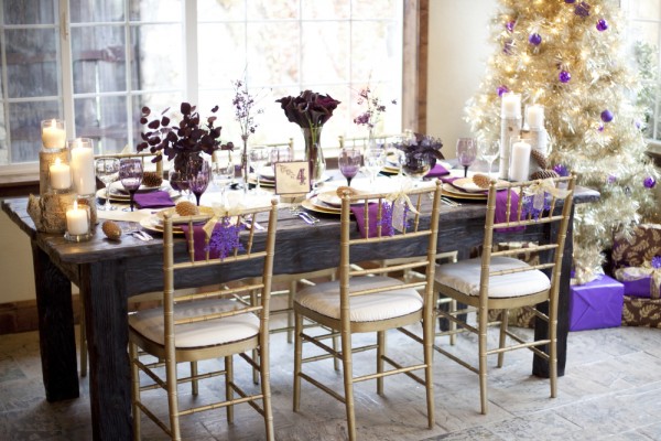 Winter Wedding Purple is my favorite color and I love how it is a focal