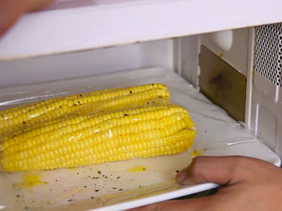 Cook corn in the microwave