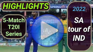 South Africa tour of India 5-Match T20I Series 2022