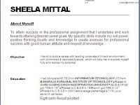 writing cv examples