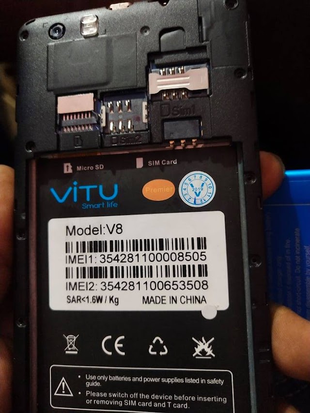 ViTU V8 Flash File All Version Firmware (Stock ROM)