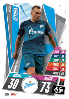 Topps Match Attax 2020-2021 FC Zenit St. Petersburg Set