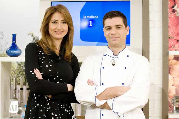 Ana Bellón y cocinero Sergio