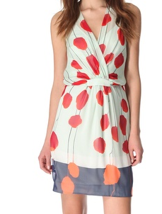 dvf dress print floral