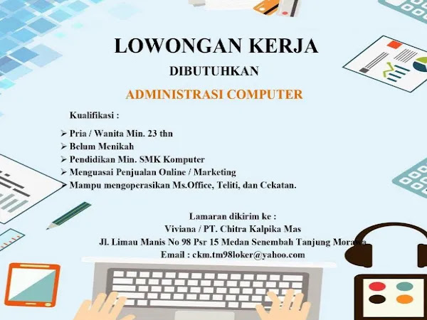 Lowongan Kerja Admin di PT Chitra Kalpika Mas