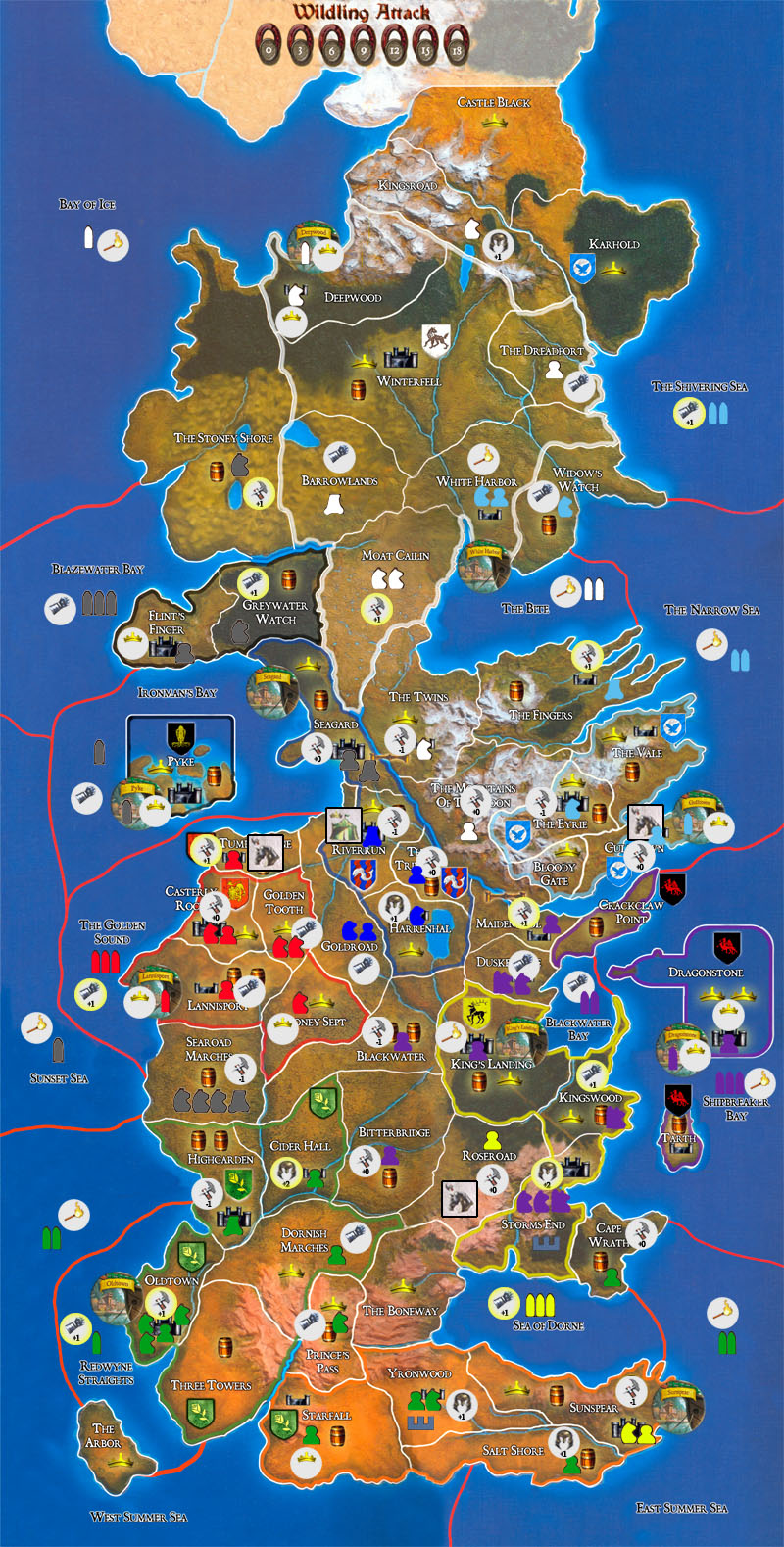 Nerdovore Maps And Family Trees Of Westeros