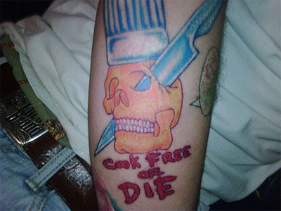 First Place - Most Unusual Tattoo by HeadOvMetal. Top 25 Food Tattoos