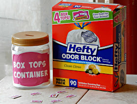 How to create a Box Tops Holder for the New School Year #Boxtops4school #ad 