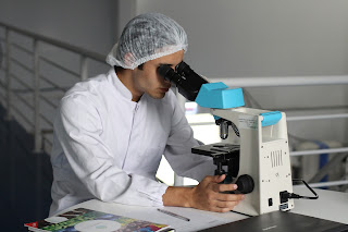 A Pharmacist Doing Research in a Laboratory