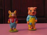 Richard Scarry Puzzletown Pig and Rabbit