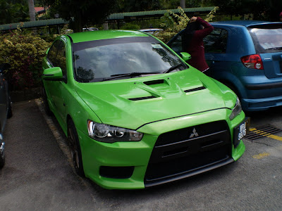 Lancer convert Evo X body kit