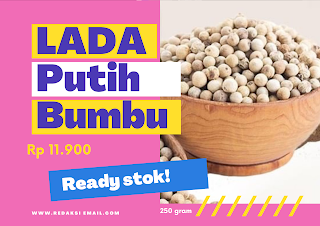 Jual Lada Putih Butiran Murah