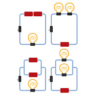 直列回路と並列回路のイラスト かわいいフリー素材集 いらすとや