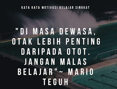 kata kata motivasi belajar singkat