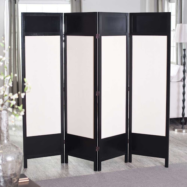 best room dividers with white canvas