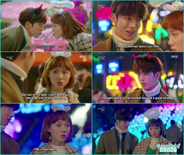 joon hyung did all the things according to the bucket list and bok joo feel annoyed -  Weightlifting Fairy Kim Bok Joo: Episode 12 