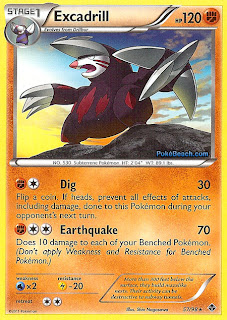 Exadrill #57/98 Pokemon Card Emerging Powers set