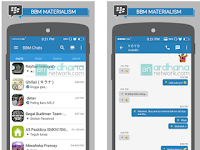 Download BBM Materialism Flat Blue Sky V 2.11.0.18 Apk Terbaru Gratis