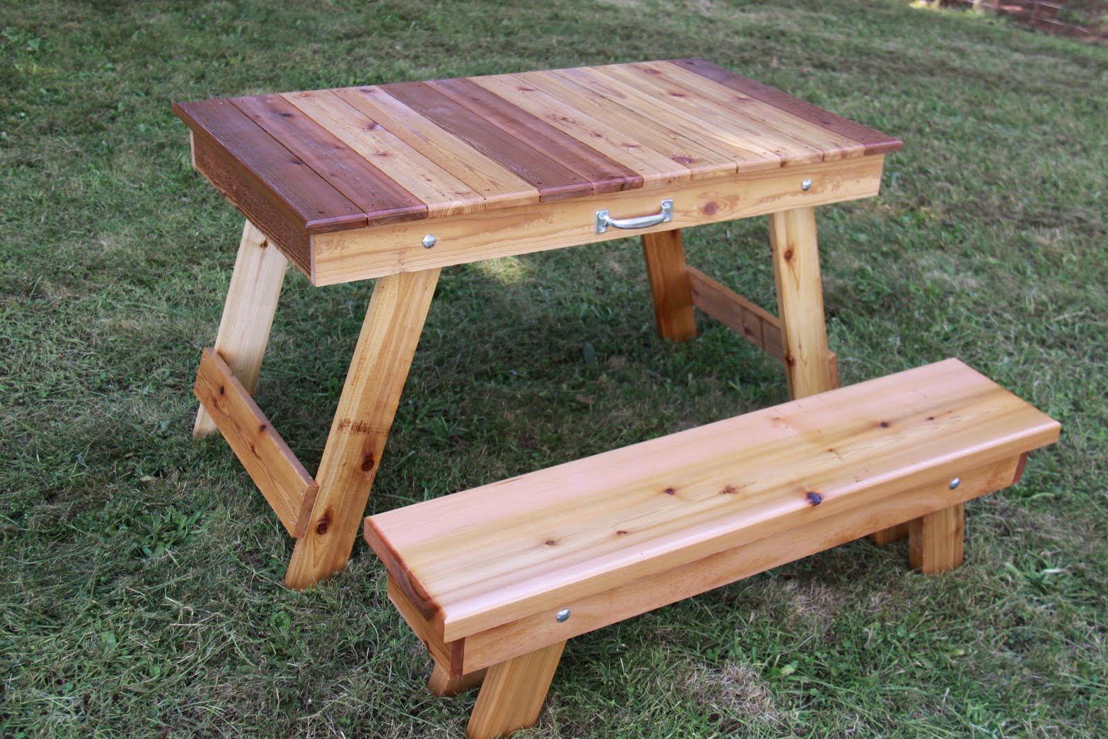 Andrew Stahr Specialty Woodworking: Kids Portable Picnic Table