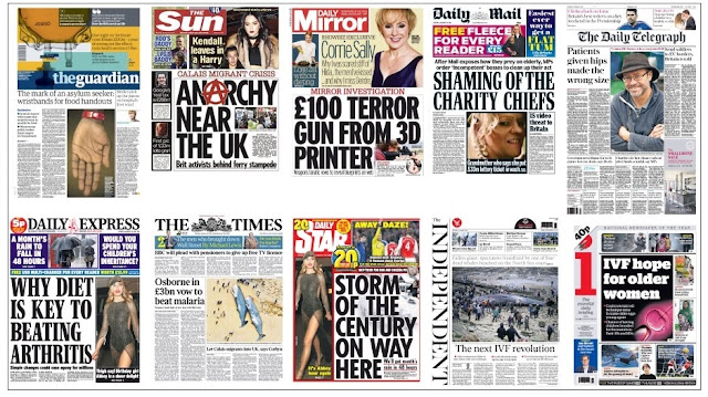 front pages jan 25