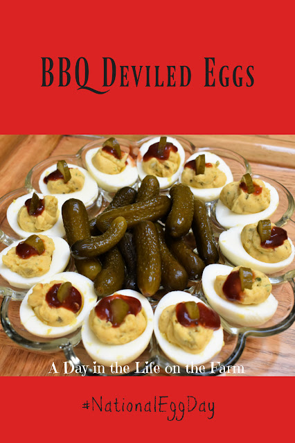 BBQ Deviled Eggs pin