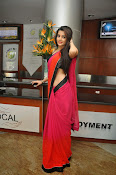 Deeksha panth sizzling saree stills-thumbnail-15