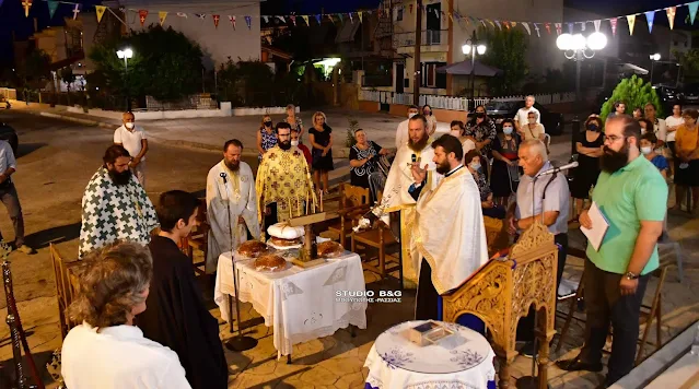 Πανηγυρικός εσπερινός του Αγίου Νεκταρίου στο Ναύπλιο