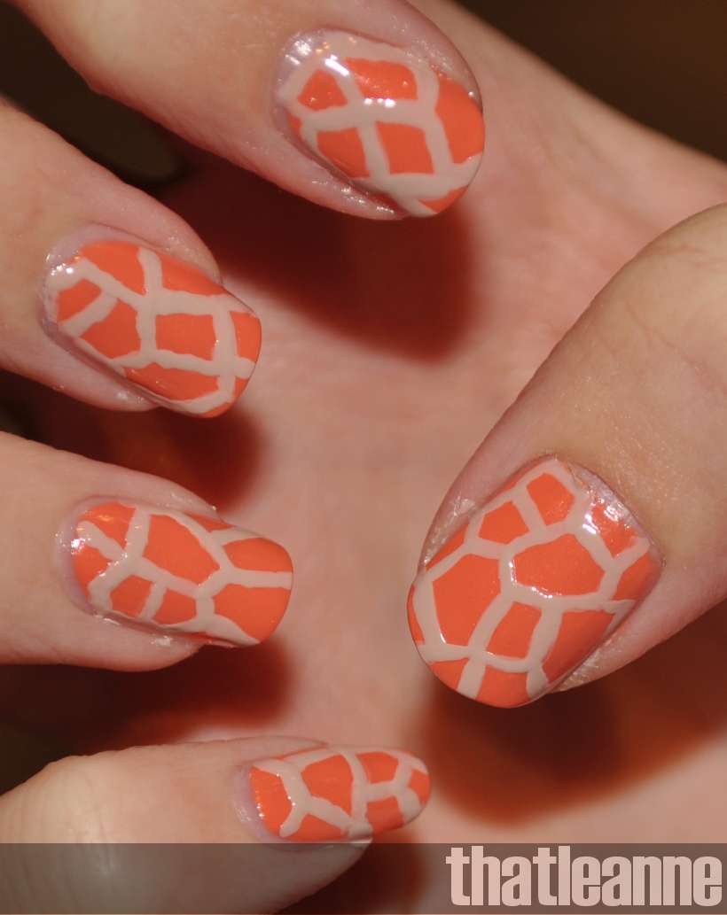 sephora opi safari luxe giraffe print nails