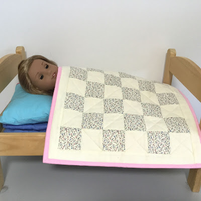 How to make a doll quilt step by step by valspierssews