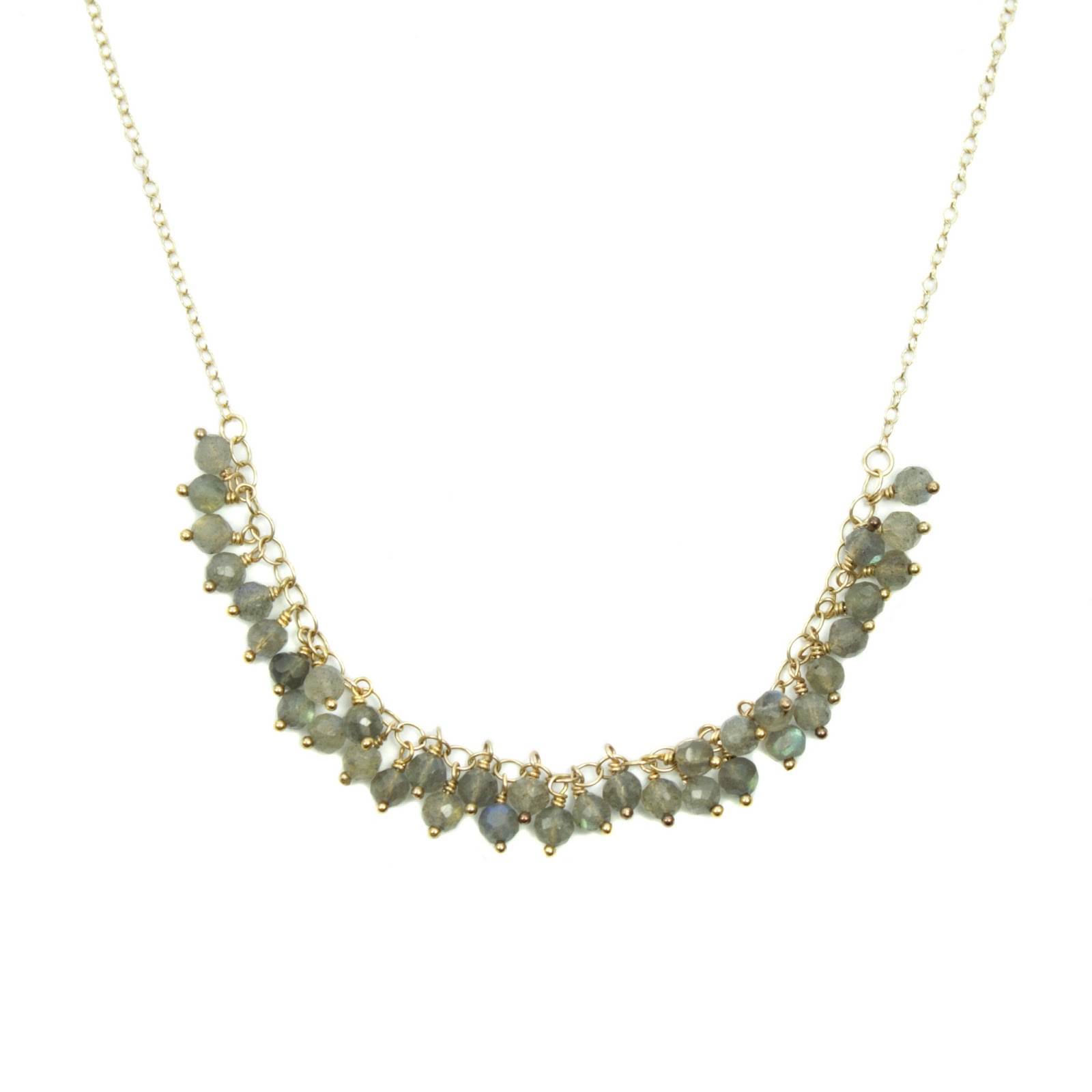 Labradorite Fringe Necklace