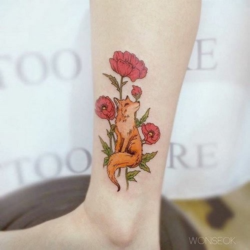 este_cativante_fox_e_papoula_tatuagem