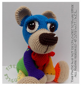 SA033 - Aubry the Autism Awareness Bear 4