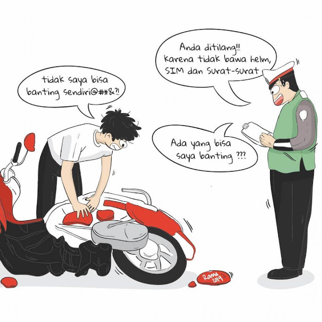 9 Meme Lucu 'Pria Rusak Motor' Ini Kocaknya Bikin Iba