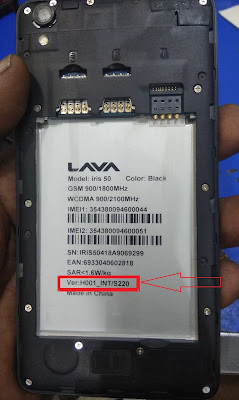 LAVA IRIS 50 H001_INT/S220 DEAD RECOVERY FIRMWARE FLASH FILE 100% TESTED
