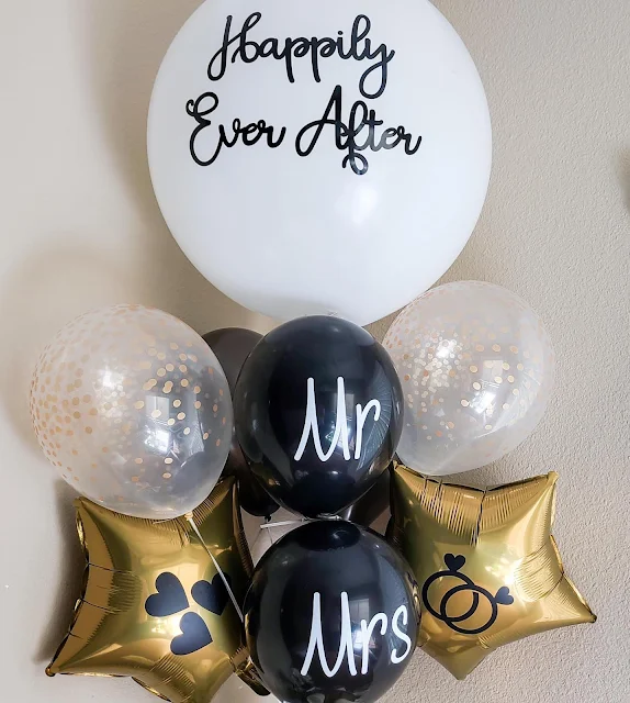 adhesive vinyl, balloons, silhouette cameo projects, mylar balloons, silhouette projects