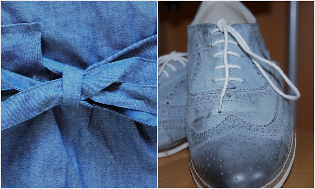 UE 50 Mode Blog, blaue Schnürschuhe