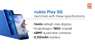 nubia play 5g price|| nubia play 5g price in india