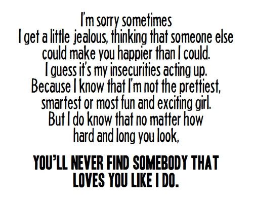 jealous love quotes. i might get jealous for no