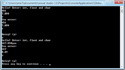 Basic input/output: cin & cout