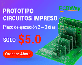 PCBWAY circuitos impresos.