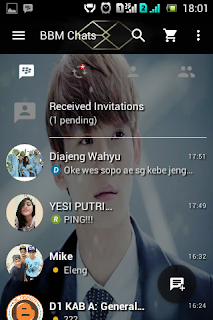 Kumpulan BBM MOD Tema Member EXO Terbaru v.3.0.0.18 Apk Terbaru 