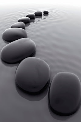 Black Pebbles iPhone Wallpapers,3D iphone wallpaper