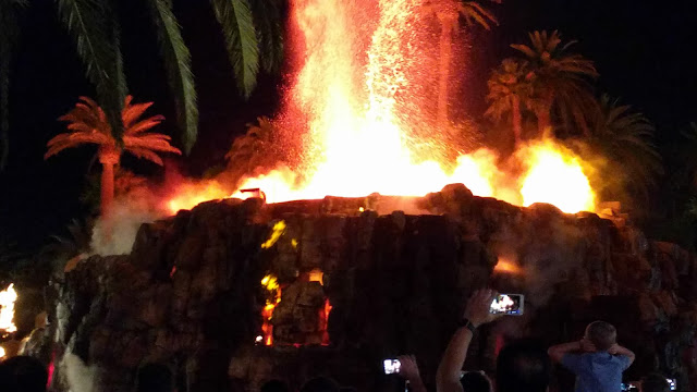 Volcano show at the Mirage